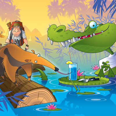 Caution! Crocodile