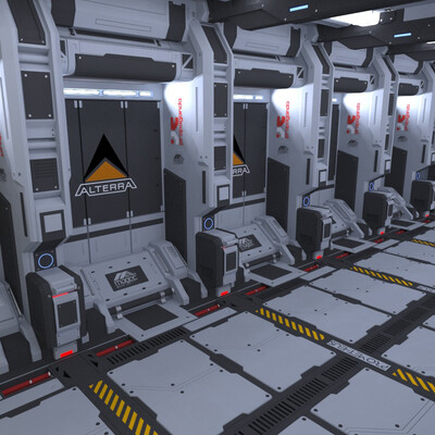Sci Fi  corridor