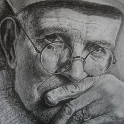 old man with glasses