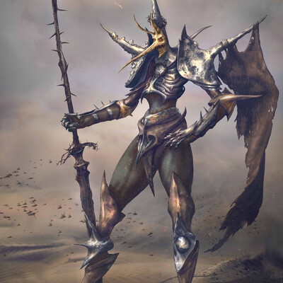 Guardian thorny gates of the desert fortress
