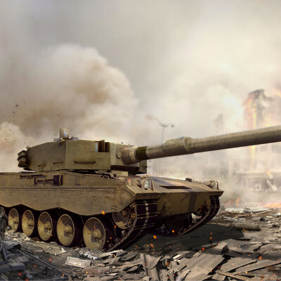  Practice in creating a loading screen on the basis of Leopard2AV tank
