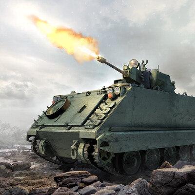  Practice in creating a loading screen on the basis of M113 tank