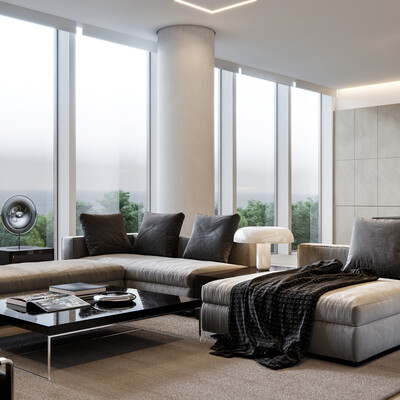 91 TOWER. Interiors