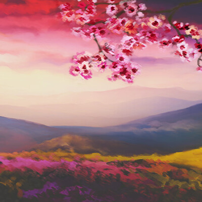 Spring panorama