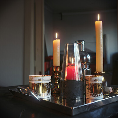 Still life with candles
