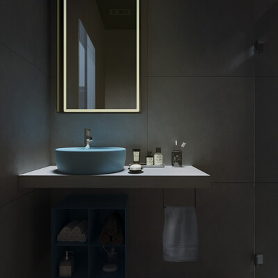 Shower room in cottage "Pine creek golf resort"