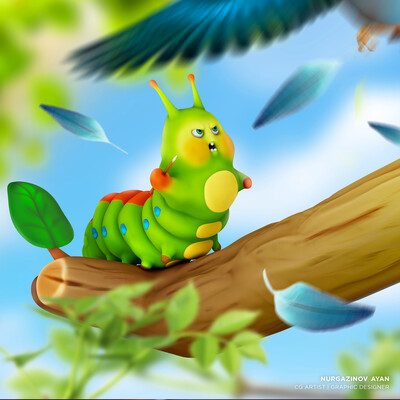 Caterpillar vs. Birds