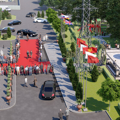 Exterior Design of the restaurant