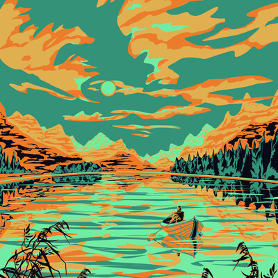 Boat on the lake