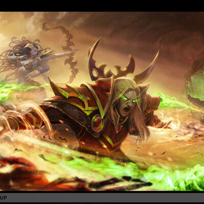 Kael'thas at the gate of Magtheridon