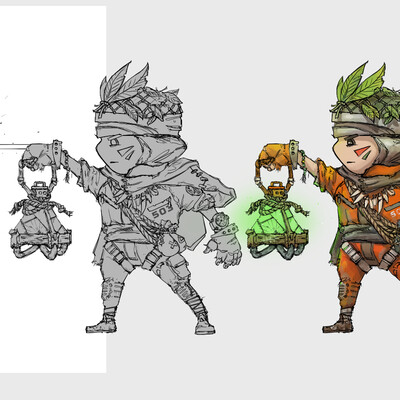 Forest hero (character concept)