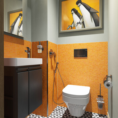 Bright bathroom