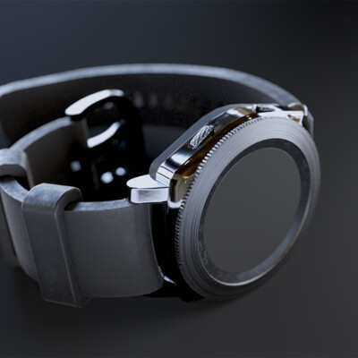 Smart Watches low-poly render