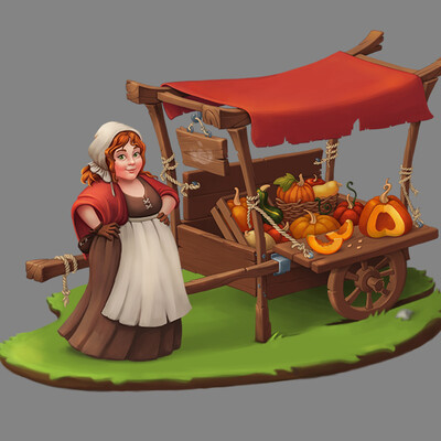pumpkin seller
