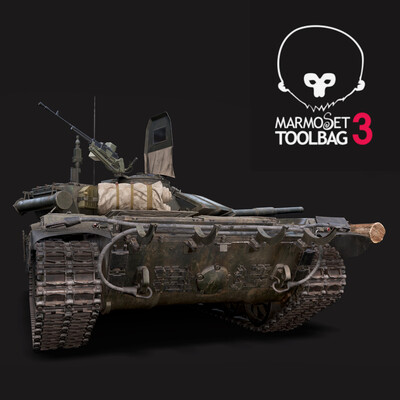 T-72B3 RIGGED Low-Poly PBR materials 3d model