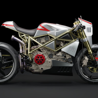 Ducati custom motorcycle