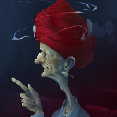 Illustration to a fantasy story