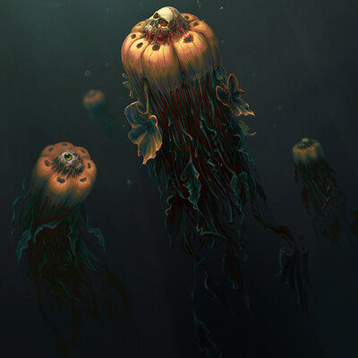 Pumpkin jellyfish