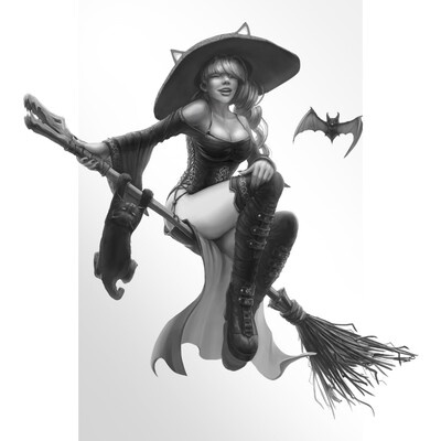 Witch bw