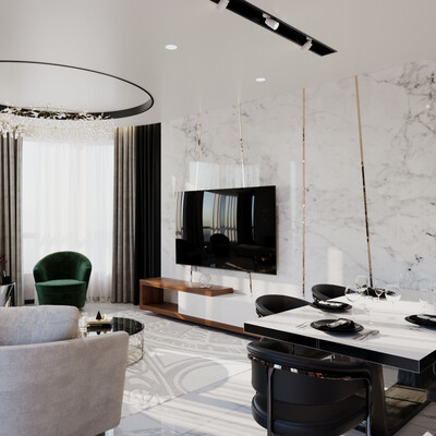 Apartment in the residential complex "Millenium Tower" in Sochi