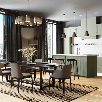 Kitchen & dining area