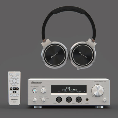 Pioneer U-05 & headphones SE-MHR5