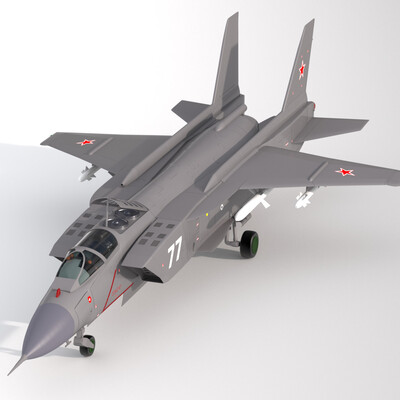 Airplane model of Yak-141