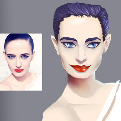 Style portrait study