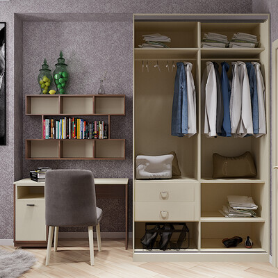 Design and visualization of the small room in Baku city.