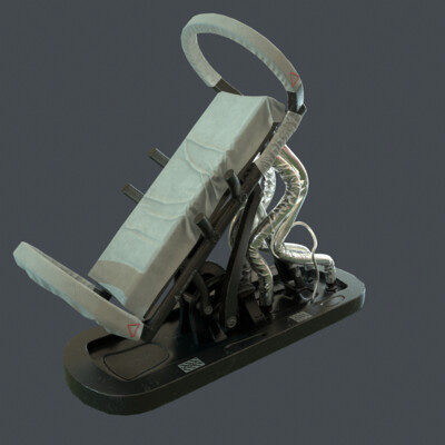 PBR Sci-fi bed
