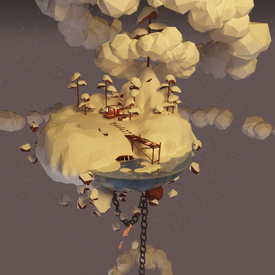Lightweight winter Low-poly.