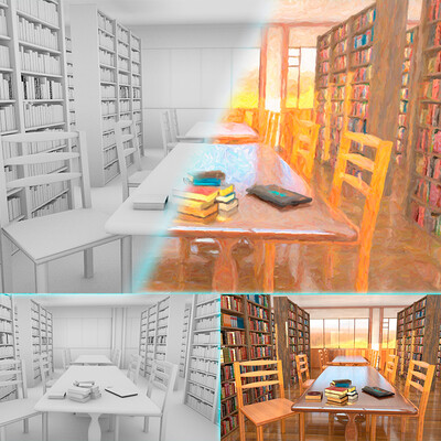 2D - 3D Library