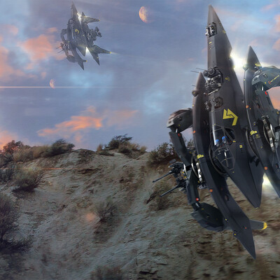 Unexpected Аttack (Concept Spaceship for "STAR CONFLICT"s)