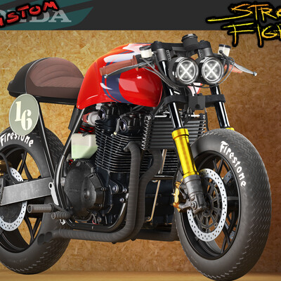 Custom motorcycle "StreetFighter"