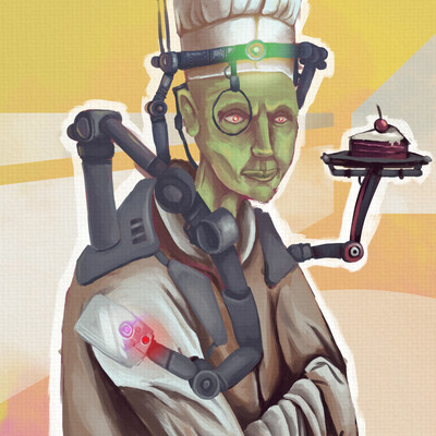 portrait of a cook