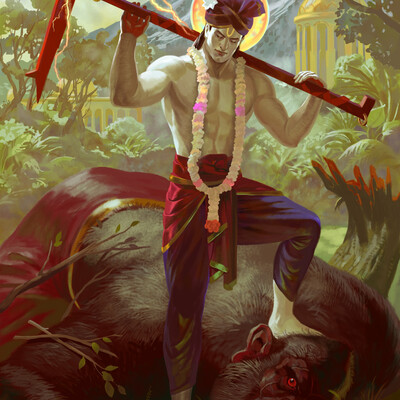 Lord Balarama and Dweed