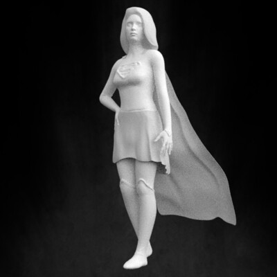 Sculpture of Super Girl