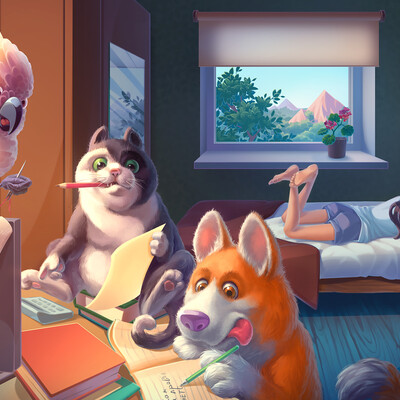 Artwork of contest