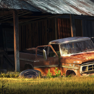 abandoned farm