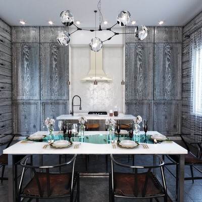Private house, designed by the designer.