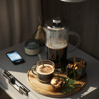 Coffee first