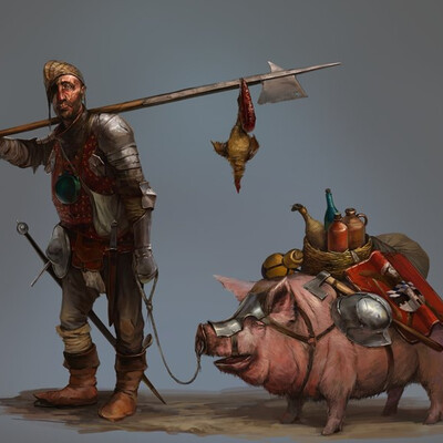 Two pigs