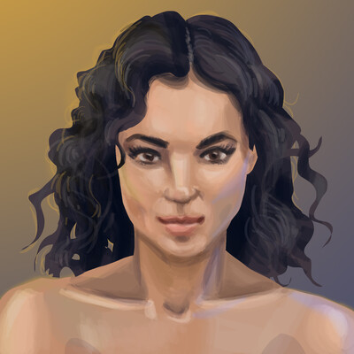 A curly girl