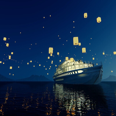 floating ship