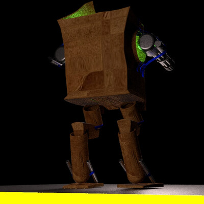 Cardboard robot
