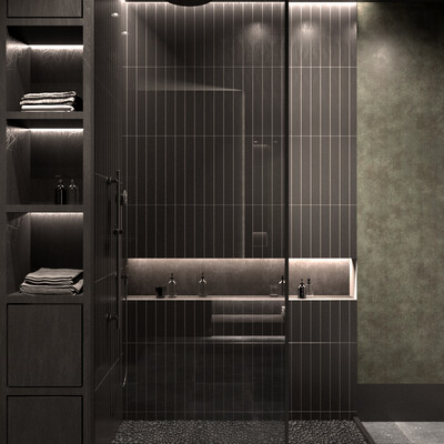 Shower room interior