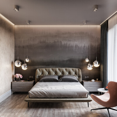 Bedroom in Presnya city