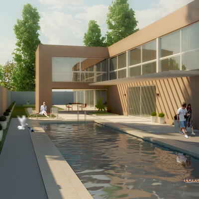 Pool house