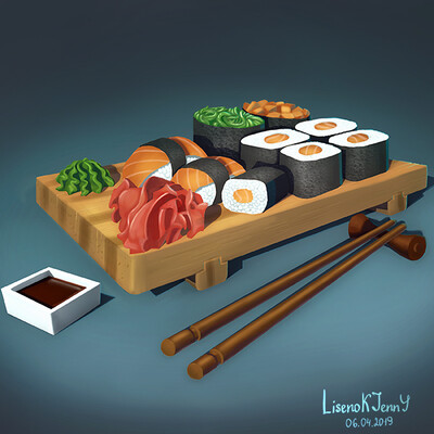Sushi and rolls