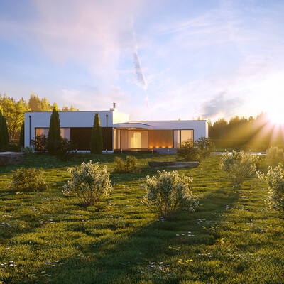 Villa on the lake